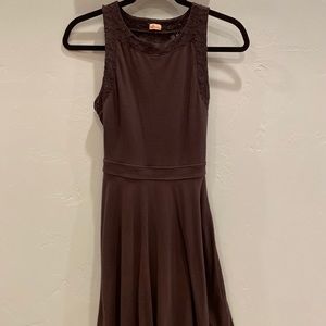 Hollister Open Back Black Cocktail Dress